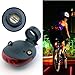 Wealers Cycling Bicycle Bike Rear Tail Safety Warning 5 Led+ 2 Laser Flashing Light (battery's Included)