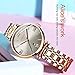 Female Watches for Women Swiss Quartz Movement Stainless Steel Rose Gold Luxury Ladies Wrist Watch Waterproof Blue face Dial Watch Set for Women