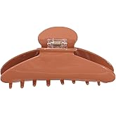 HAIMEIKANG Large Acetate 4 Inch Hair Claw Clip for Women - French Style Hair Claws for Thick Hair with Non-Slip Teeth, Hair Accessories for Updos, Buns & Ponytails
