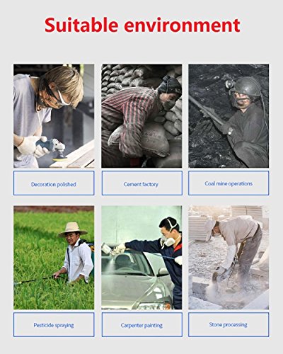 CKLT Dual Cartridge Anti-Dust Industrial Spray Paint Polishing Pesticide Chemical Gas mask Respirator Glasses Set