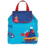 Stephen Joseph Quilted Backpack, Nautical