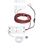 MHCOZY 5V WiFi Smar Garage Door Opener Remote Controller,Monitor Garage Open Close Status by Phone Tuya app Anywhere,Compatible with Alexa Google Home