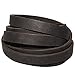 TOFL Genuine Top-Grain Leather Strap | 72 Inches Long | 1 Inch Wide | 9/64 Inch Thick (8-9 oz) | 1 Leather Strip for DIY Arts & Craft Projects, Clothing, Jewelry, Wrapping | Dark Brown