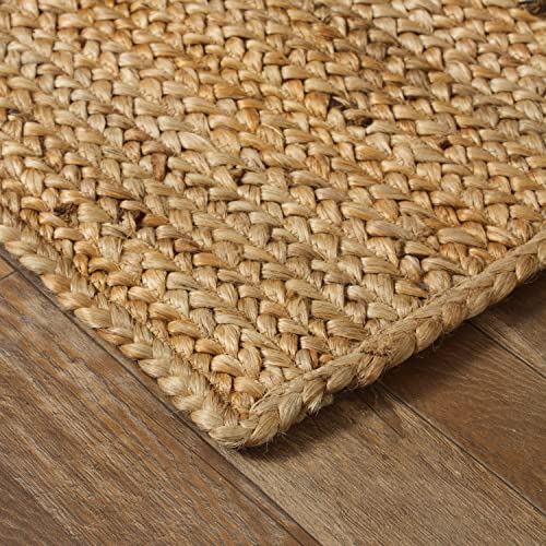 Signature Loom Handcrafted Farmhouse Jute Accent Rug (6 ft x 9 ft