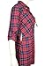 FANCYINN Women Long Sleeve Plaid Pattern Slim Bodycon Short Mini Dress Casual Style