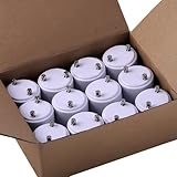 En'da 1doz/12-pack Gu24 to E26 Adapter - Converts Pin Base Fixture (Gu24) to Standard Screw-in Bulb Socket (E26)
