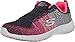 Skechers Sport Women's Burst Ellipse Fashion Sneaker,Charcoal/Pink,7.5 M US