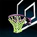 CAMTOA Glow In The Dark Basketball Net Portable Outdoor Sun Powered Sports Basketball Hoop Net Replacement for Basketball Hoop 1PCS