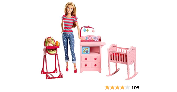 barbie nursery set
