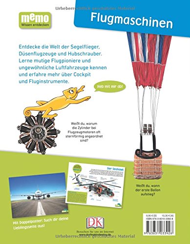 Memo Wissen Entdecken Flugmaschinen Propeller Cockpit - 