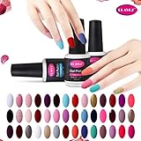 CLAVUZ Gel Nail Polish Soak off UV LED Professional Nail Lacquer 0.27 Fluid Ounce