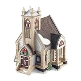 Department 56 New England Village New Britain Vestry Church Lit House, 6.69-Inch