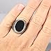 chimoda Mens Rings with Black Onyx Stone in 925 Sterling Silver with Vintage Eastern Motifs Men's Jewelry