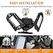 Garage Lights, LED Deformable Garage Light, Ultra-Bright Shop Lightning with 3 Adjustable Panels, Garage Ceiling Light for Workshop/Warehouse (60W, Black)