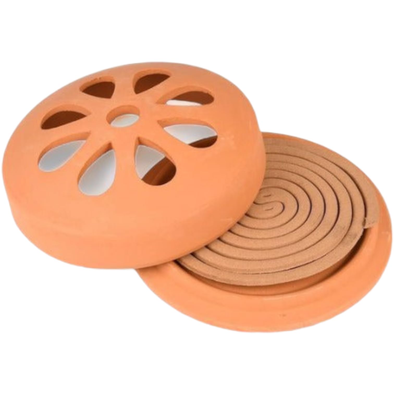 Fallen Fruits FF263 Citronella COILS in Terracotta, Orange