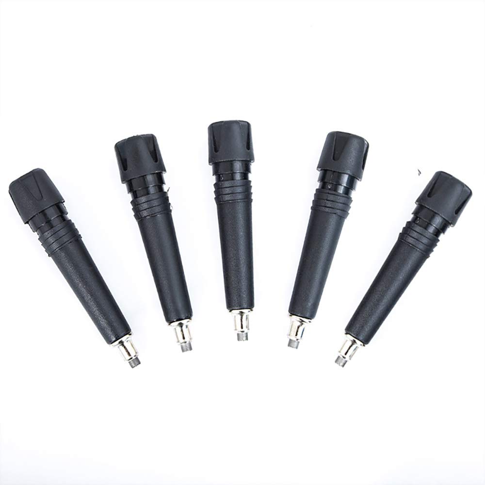 POFET 5pcs Alpenstock Tip Alpenstock Walking Replacement Rod Tip for Hiking Pole Trekking Sticks Alpenstock Replacement Caps