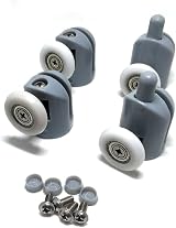 Linwnil Shower Door Rollers 8 Pcs Set 25mm Diameter Bathroom Replacement Parts view 5