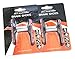 Alligator Cantilever MTB Mountain Bicycle Bike Post Type Brake Shoes Pads (2 Pair), Black/Redthumb 1
