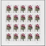 Contemporary Boutonniere Sheet of 20 Forever Postage Wedding Stamps Scott 5457