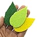 Summer-Ray 100pcs Felt Leaves Laser Cutout Embellishment in 10 Colors - Color Set #2