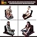 Friends Of Meditation Extra Large Meditation Chair and Yoga Chair with Back Support Cushion and Meditation Block | Yoga Chair for Adults | Premium Floor Chair | Portable | Maroon, Seat Size: 24x22 in