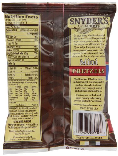 Snyder's Mini Pretzels 100 Calorie Packs - Image 2