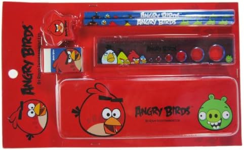 Angry Birds 6 Piece Stationery Pack - Angry Birds School Supplies