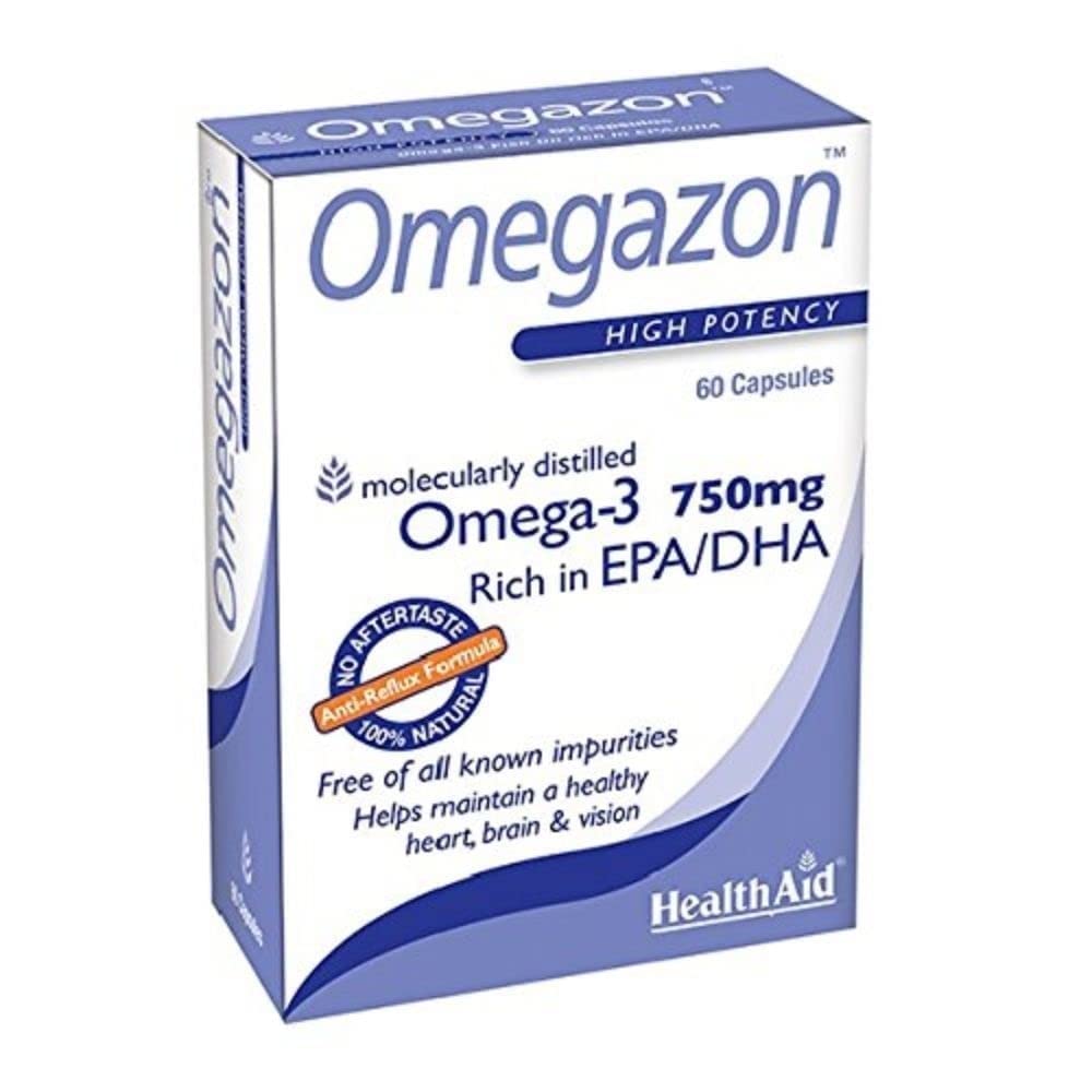 HealthAid Omegazon Omega 3 Fish Oil 60 Capsules