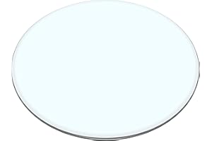 Btikita 20" Tempered Glass Table Top Round Transparent Table Surface 1/4'' Thick Pencil Polished Edge Multipurpose for Dining, Coffee, Restaurant and End Table (20 inch)