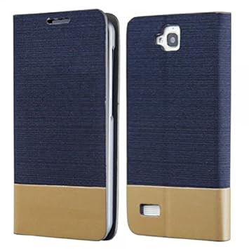 ECENCE Handyhülle Schutzhülle Case Cover kompatibel für Huawei Honor Holly Handytasche Dunkelblau 13020102