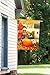 Morigins Welcome Fall Scarecrow Harvest Decorative House Flag Double Sided 28x40,Autumn Pumpkin Garden Yard Decorations