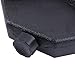 SNAIL Fillable Umbrella Weights for Offset Patio Umbrella, Sand or Water Filled Cantilever Umbrella Square Base Plate Set, Pack of 4, 176 lb After Sand Filled, Black