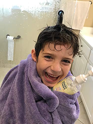 Dr. Eddie's Happy Cappy Daily Shampoo & Body Wash for Children, Soothes Dry, Itchy, Irritated, Sensitive Skin, Dermatologist Tested, Fragrance Free, Dye Free, Sulfate Free, 8 oz