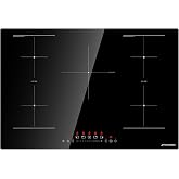 ThermoMate 30 Inch Induction Cooktop, 5 Burners Electric Stove Top with Bridge-SYNC, 9600W Built-in Induction Cooktop, 9 Heat Levels, Power Boost, Sensor Touch Control, Timer &amp; Child Lock, 240V