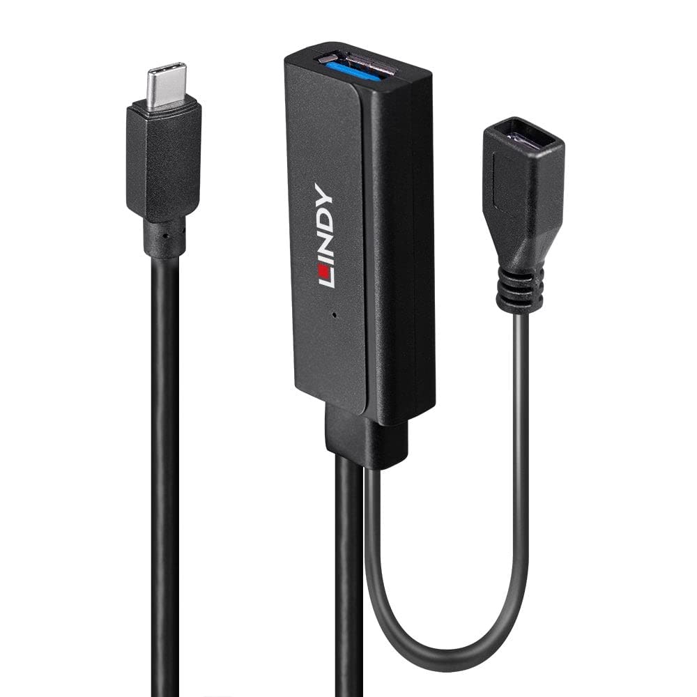 LINDY 5m USB 3.2 Gen 1 C/A Active Extension