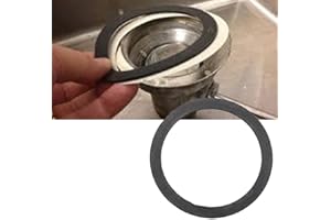 5 Pack Strainer Gasket Seal Rings Rubber Washers for Kitchen Sink Drain Repair Fits Standard 3 1/2 Inch