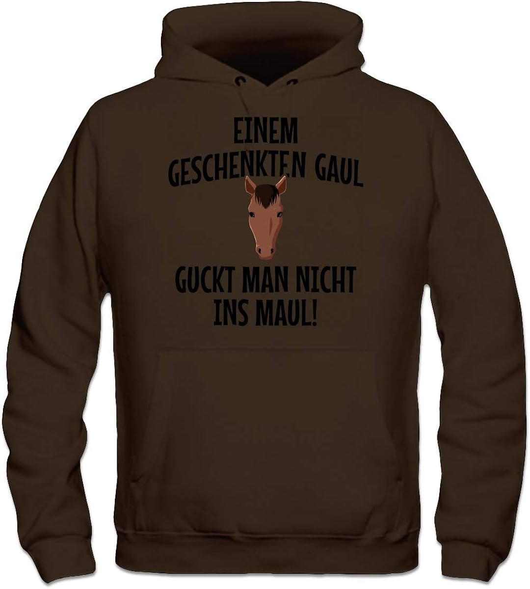 Einem Geschenkten Gaul Schaut Man Nicht Ins Maul Türkisch Shirtcity Einem geschenkten Gaul Guckt Man Nicht ins Maul Kapuzenpulli
