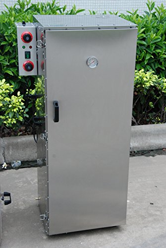 Hakka Electric Stainless Steel Smoker Barbecue BBQ Grill Cooker Outdoor (DSH-S03L)