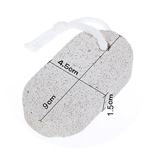 Dealglad 5Pcs Foot Care Hard Skin Cuticle Remover Bath Natural Pumice Stone Exfoliating Scrubber Pedicure Cleaner Tool - Thumbnail 6