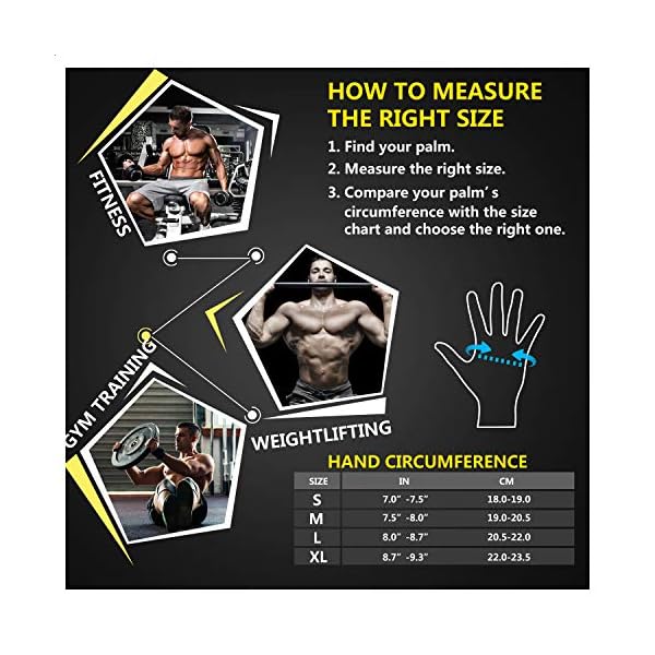 ihuan Ventilated Weight Lifting Gym Workout Gloves with Wrist Wrap Support for Men & Women, Full Palm Protection, for Weightlifting, Training, Fitness, Hanging, Pull ups - Image 8