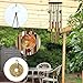 Bwinka Chinese Traditional Amazing 10 Tubes 5 Bells Bronze Yard Garden Outdoor Living Wind Chimes 85cm
