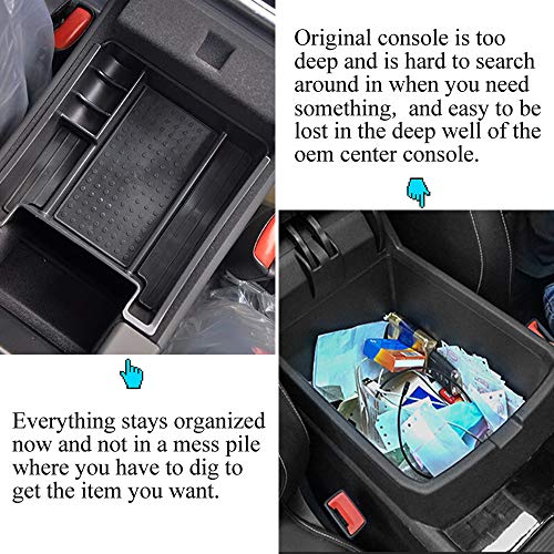 Vesul Center Console Armrest Storage Box Compatible with Volvo XC60