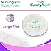 Organic Bamboo Nursing Pads With Laundry Bag by Kumfy Soft | Reusable, Ultra Absorbent Multi-Pack for Medium to Light Leaks