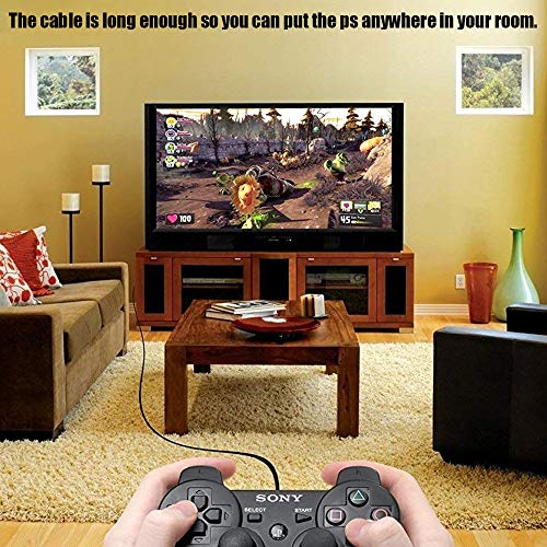 MXRS Audio Video RCA Cable - Game Console Component Accessories Connection AV Cable for PS1 PS2 PS3 Playstation 2.5M (2PC) - Thumbnail 6