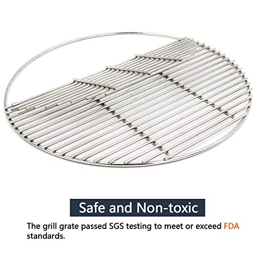 Hongso 18.5" SUS304 Round Cooking Grid Grates for Large Big Green Egg