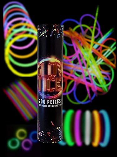 Glow Sticks 8" YoLo Party Goods Brand Glow Bracelets Mixed Colors (200 pieces) Party Favors