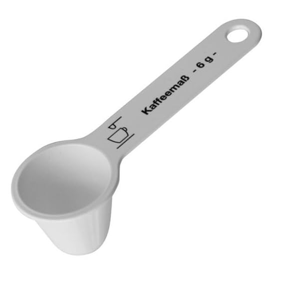 Westmark Kaffee-Dosierlöffel, Für 6 Gramm Kaffeepulver, Kunststoff, Länge: 11 cm, Weiß, 15282270