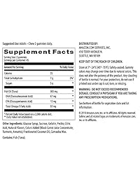 Amazon Brand - Aceite de pescado solimo 303 mg, 90 gomitas (2 gomitas por servido)