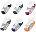 Jefferies Socks Boys' Sporty Half Cushion Quarter Socks 6 Pair Pack