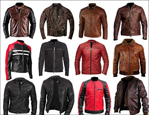 Amazon Amza Seller メンズ カフェレーサー ブランド オートバイ レトロ バイカー レザー アウター ジャケット コレクション Us サイズ Xx Small コート ジャケット 通販